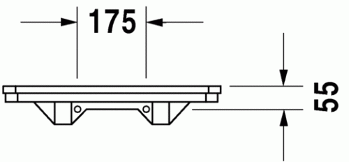 Duravit 1930 Polc 550 mm 0892550000