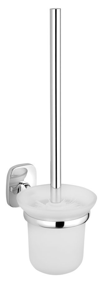 Aqualine RUMBA WC kefetartó, fali tejüveg (RB108)