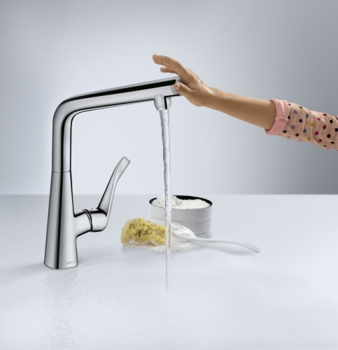 Hansgrohe Metris Select egykaros konyhai csaptelep, króm 14883 000 (14883000)