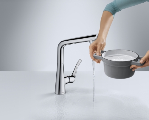 Hansgrohe Metris Select egykaros konyhai csaptelep, króm 14883 000 (14883000)