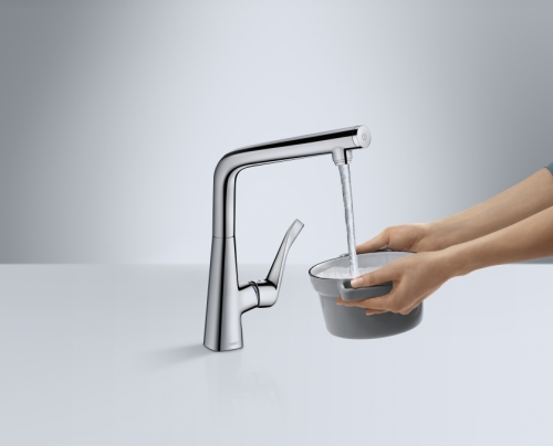 Hansgrohe Metris Select egykaros konyhai csaptelep, króm 14883 000 (14883000)