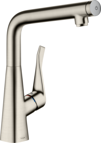 Hansgrohe Metris Select egykaros konyhai csaptelep, rozsdamentes acél 14883800