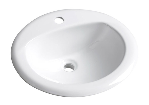 Aqualine MOLY 52x44 cm beépíthető mosdó (1601-52)