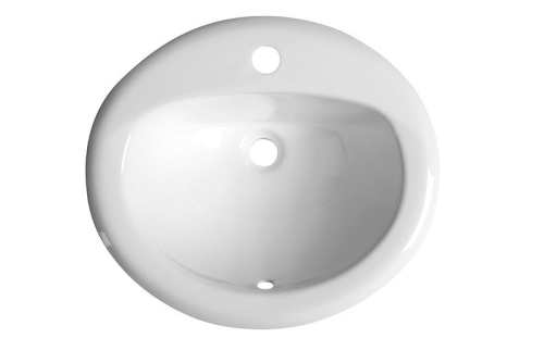 Aqualine MOLY 52x44 cm beépíthető mosdó (1601-52)
