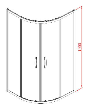 Sapho Gelco Sigma 90x90 negyedköríves zuhanykabin öntött márvány zuhanytálcával (AG3095)