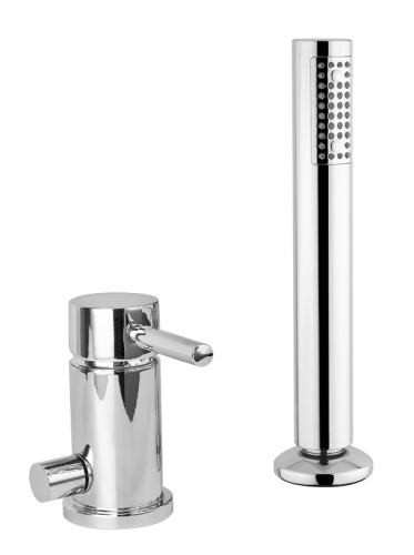 Bugnatese Kobuk 2257CTCR Peremre szerelt 2 üléses kádcsaptelep CTCR / MATT KRÓM