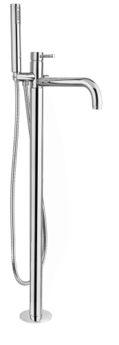 Bugnatese Kobuk 2260CTCR Szabadonálló kádtöltőcsaptelep kézizuhannyal CTCR / MATT KRÓM