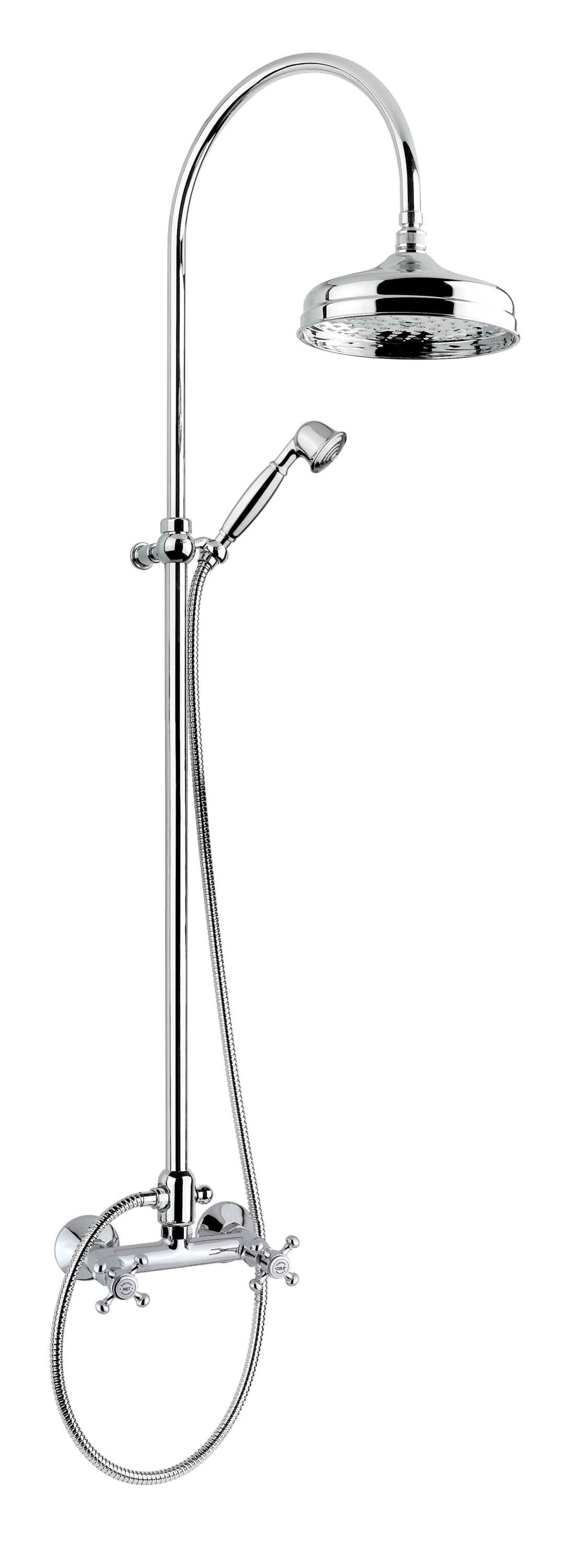 Bugnatese Lady 947CBR Esőztető rendszer fej- és kézizuhany BR / BRONZ