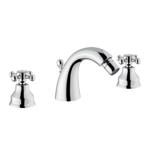 Bugnatese Lady 925CR Álló 3 üléses bidet csaptelep kifolyóval CR / KRÓM