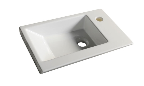Aqualine fürdőszobaszekrény Zoran mosdóval jobbos (51046R + 4045)