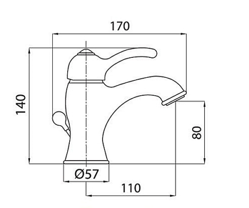 Bugnatese Lem 1913CSCR Mosdócsaptelep leeresztővel CSCR / CSISZOLT KRÓM