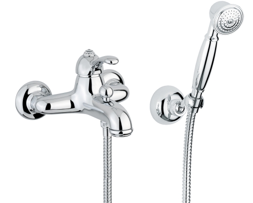 Bugnatese Lem 1902KBT Kádcsaptelep zuhanyszettel swarovski fogantyúval BT / TUSKAN BRONZ