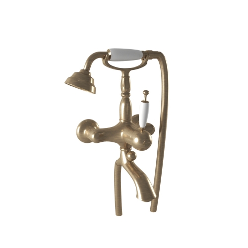 Bugnatese Oxford Kádcsaptelep szettel zuhanytartó nélkül bronz szín 6300BR