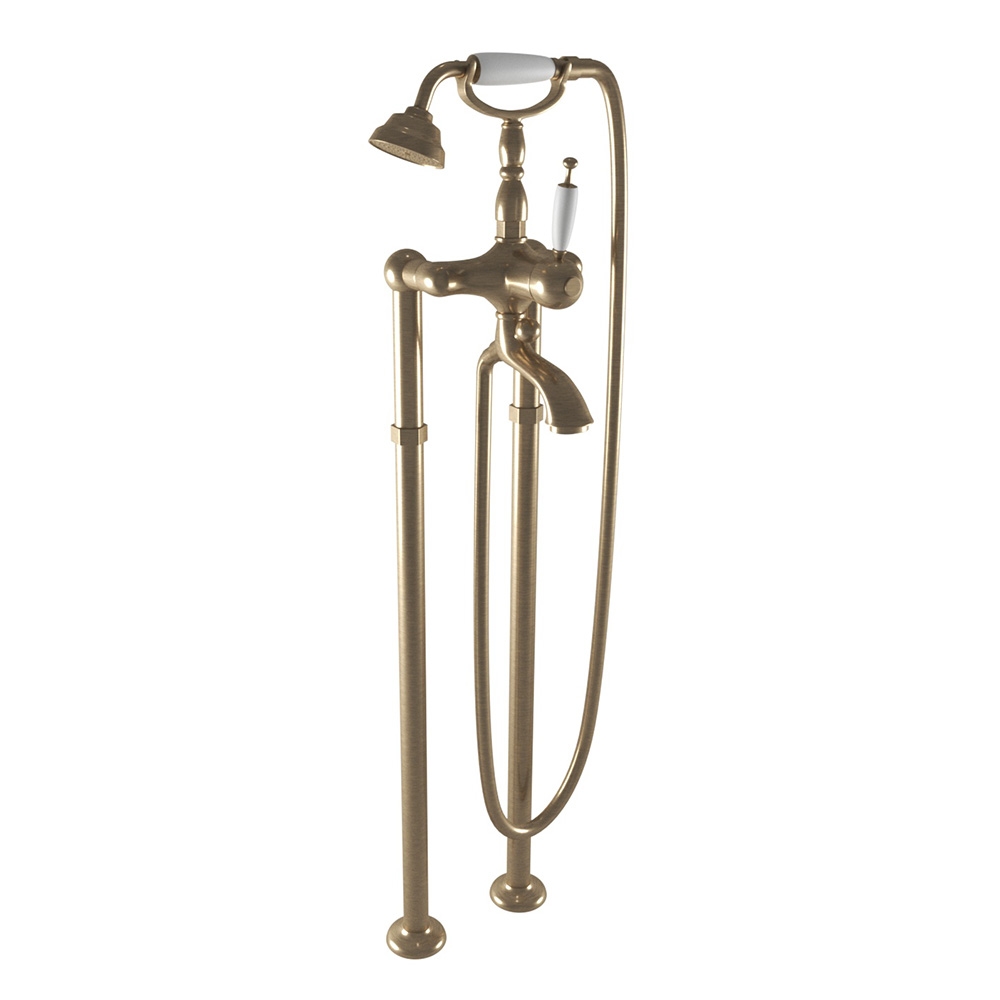 Bugnatese Oxford 6302PBR Szabadon álló kádcsaptelep kézizuhannyal BR / BRONZ