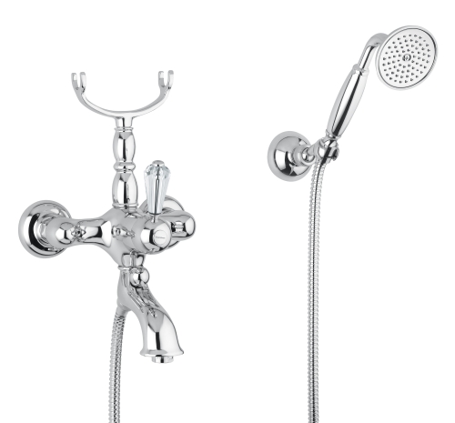 Bugnatese Oxford 6302KCSCR Kádcsaptelep zuhanyszettel swarovski fogantyúval CSCR / CSISZOLT KRÓM