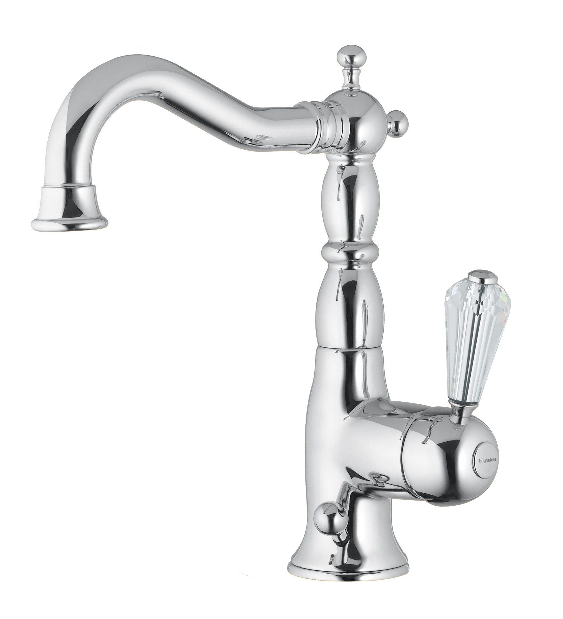 Bugnatese Oxford 6313KNIL Mosdócsaptelep leeresztővel swarovski fogantyúval NIL / POLIROZOTT NIKKEL