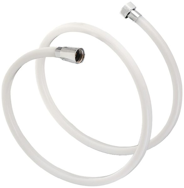 Sapho SUPERFLEX zuhanycső, 150cm, szögletes, fehér/króm (1208-15)