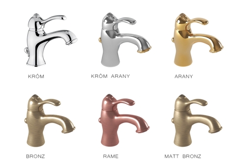 Bugnatese Oxford 6325CRDO Alacsony bidet csaptelep leeresztővel CRDO / KRÓMARANY