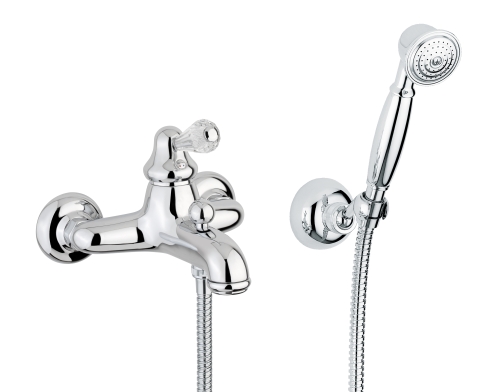 Bugnatese Maya 8902KCR Kádcsaptelep zuhanyszettel swarovski fogantyúval CR / KRÓM