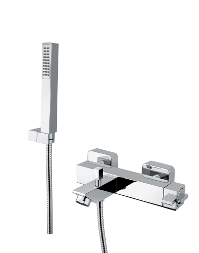 Bugnatese PBOX Termostatico 9403CR Termosztátos kádcsaptelep zuhanyszettel CR / KRÓM