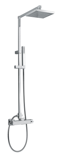 Bugnatese PBOX Termostatico 9437CCR Termosztátos esőztető rendszer fej- és kézizuhannyal CR / KRÓM
