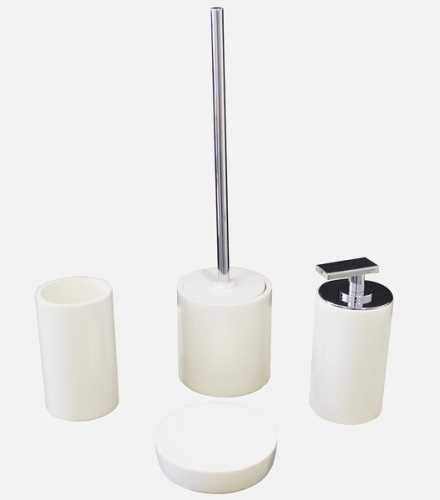 Aqualine PARIS fogkefe tartó, fehér (22250101)