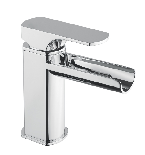 Bugnatese Planet  Mosdócsaptelep cascade kifolyóval, króm, 2513CR