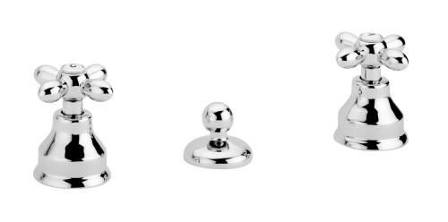 Bugnatese Princeton Plus 8022CR Álló 3 üléses bidet csaptelep kifolyó nélkül CR / KRÓM