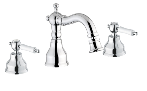 Bugnatese Princeton Uni 825UCR Álló 3 üléses bidet csaptelep leeresztővel CR / KRÓM