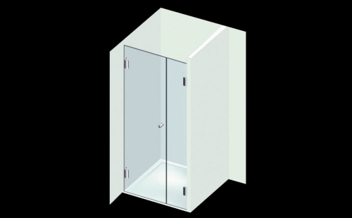 Varioglass Globus 102 100x200 cm-es Zuhanyajtó