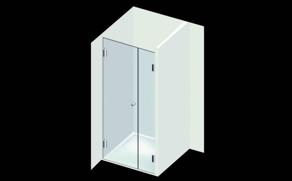 Varioglass Globus 102 110x200 cm-es Zuhanyajtó