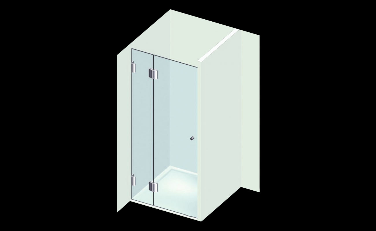 Varioglass Globus 104 110x200 cm-es Zuhanyajtó (bronz üveg, 110x200 cm)