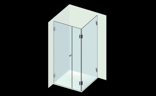 Varioglass Globus 202 100x80 cm-es Zuhanykabin (100x80x200 cm, savmart üveg)