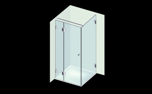 Varioglass Globus 204 120x80 cm-es Zuhanykabin