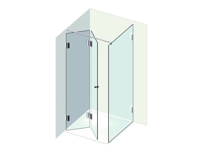 Varioglass Globus 207 90x100 cm-es Zuhanykabin (90x100x200 cm, zöld üveg)
