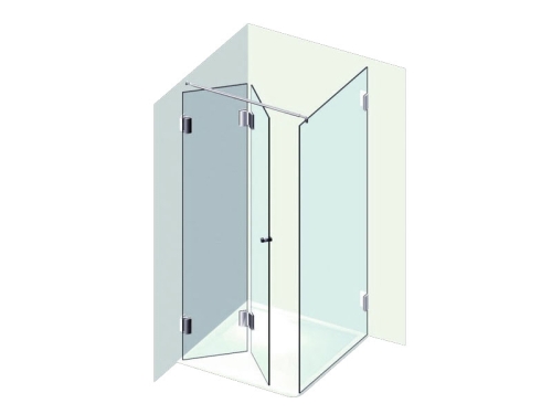 Varioglass Globus 207 90x100 cm-es Zuhanykabin (90x100x200 cm, zöld üveg)