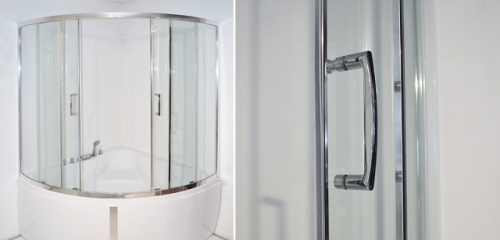 MyLine Spa Panorama Arc 150x150 cm kádparaván Wellis Scala kádhoz WZ00062