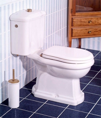 Sapho KERASAN RETRO alsó kifolyású monoblokkos álló WC, fehér 101201