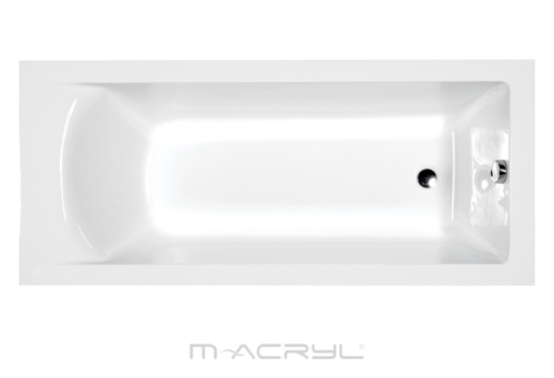 M-Acryl Fresh 160x70 egyenes kád kádlábbal (12120)