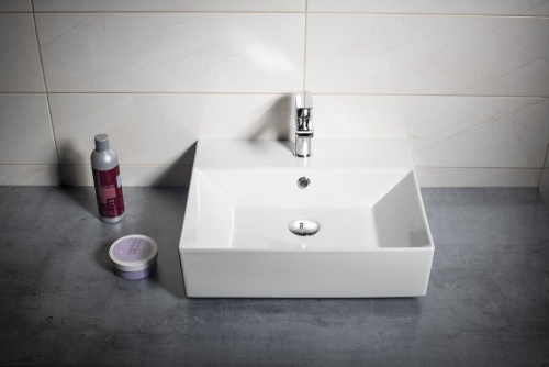 Sapho AQUALINE SISTEMA 50x42cm kerámiamosdó, fehér 10SF50051