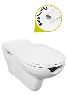 Creavit HANDICAPPED-WC + BIDÉ 2in1 - BD320 falra szerelhető WC+BIDÉ BD320-00CB00E-0000