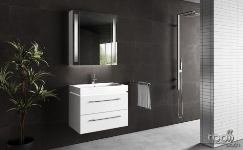 Tboss Icon 75 fürdőszobabútor komplett szett  (sonoma, #pipere tükörrel)