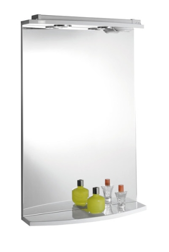 Aqualine KORIN tükör halogén világítással 70x70x15cm (57380)