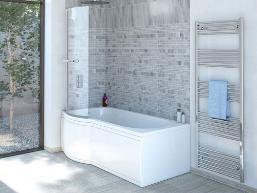 Aqualine SKALICE oldallap, 75x52 cm, fehér (SK002)