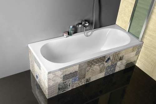 Sapho AQUALINE JIZERA 120x70 cm akril kád, fehér G1270