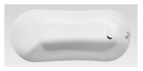 Sapho AQUALINE JIZERA 150x70 cm akril kád, fehér G1570