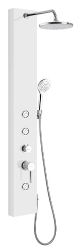 Aqualine DIVA zuhanyoszlop csapteleppel, magasság 1450mm, alumínium (SL270)