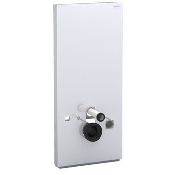 Geberit Monolith Plus szerelőmodul AquaClean 8000/8000 plushoz, fehér üveg,114 cm magas 131.232.SI.1