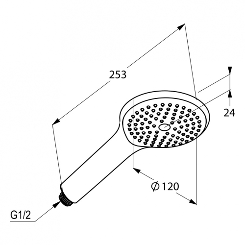 Kludi Freshline kézizuhany 6780005-00