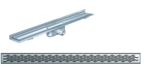 Aco Comfort alacsony falszigeteléses zuhanyfolyóka tenger ráccsal 685 mm hosszú 406284